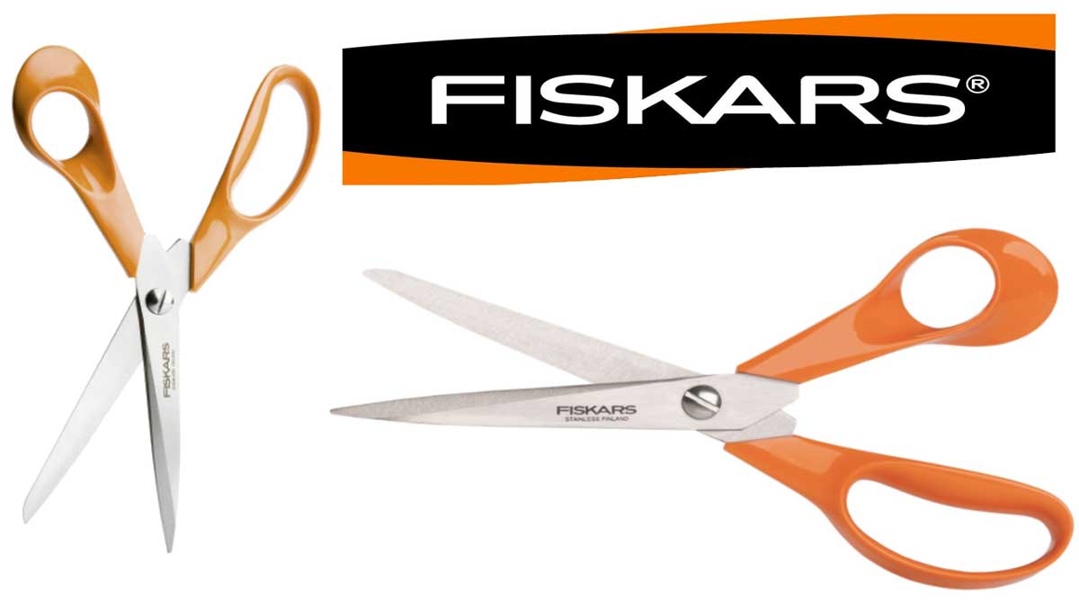 Foarfeci de calitate Fiskars fabricate in Finlanda