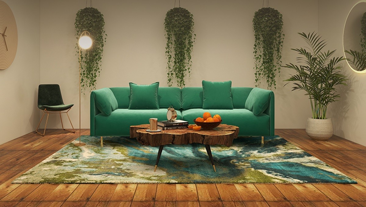 Design Interior inspirat de natura. Plante si pasteluri. Natura in designul interior